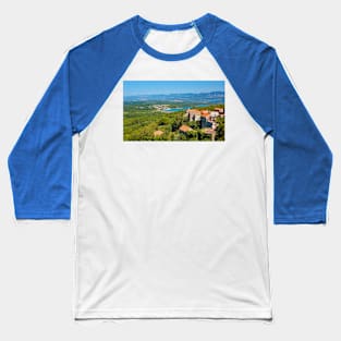 Landscape Near Dobrinj, Krk, Croatia Baseball T-Shirt